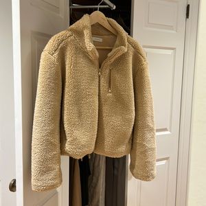 Selling teddy jacket, size S